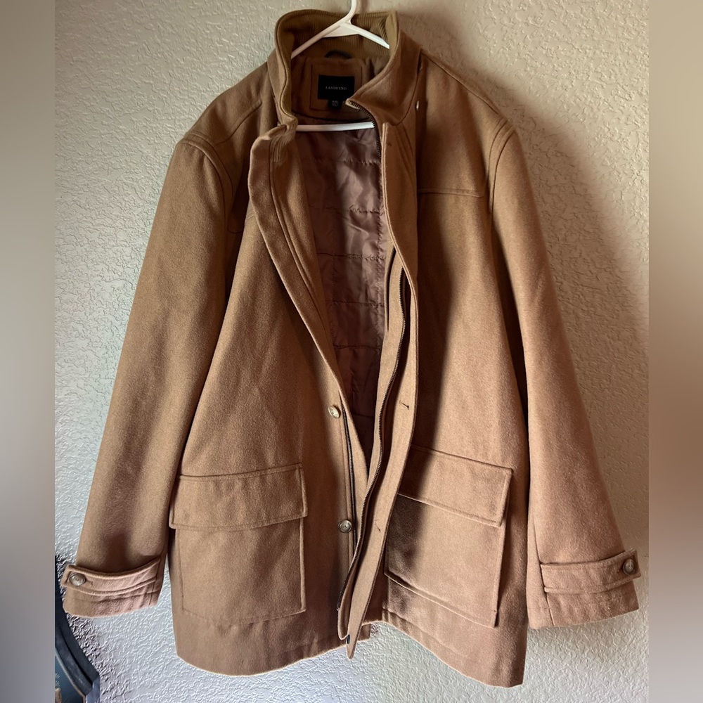 Lands' End Men's Tan Field Jacket